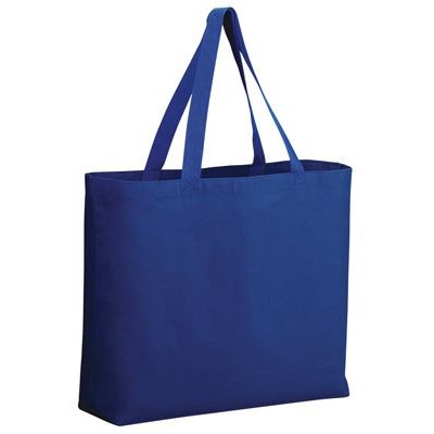Q-Tees Canvas Jumbo Tote