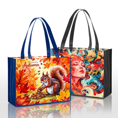 Non Woven Laminated Tote Bag 12" X 16" X 6"