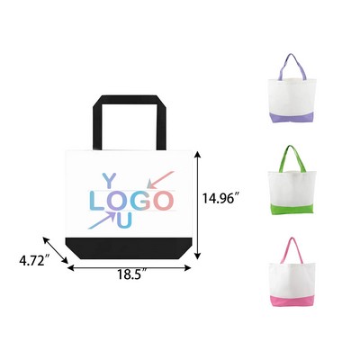 Spacious Canvas Carryall Bag