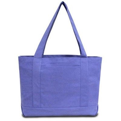Liberty Bags® Seaside Cotton Pigment Dyed Boat Tote